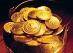 Хазары чеканили золотые монеты