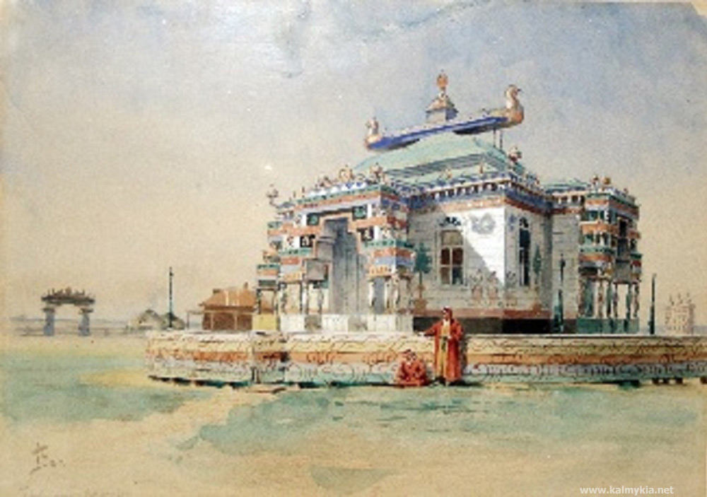 Буддийский храм калмыков-казаков