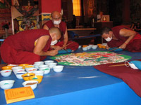 Возведение мандалы Будды чистоты Ваджрасаттвы