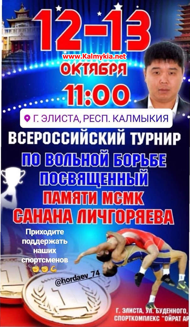 Всероссийский турнир по вольной борьбе памяти Санана Личгоряева